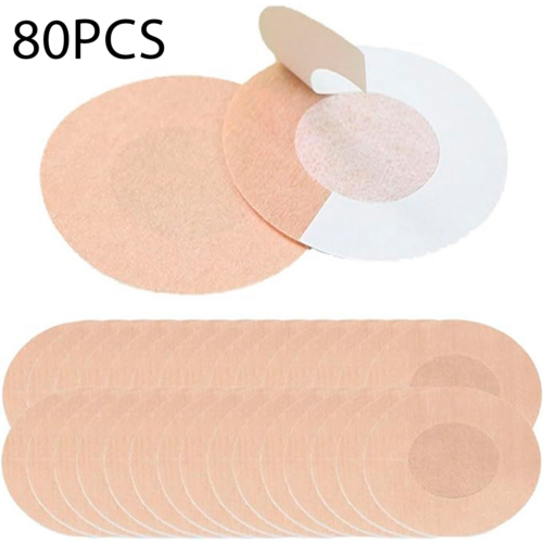 80 piezas de cubierta de pezón no tejida