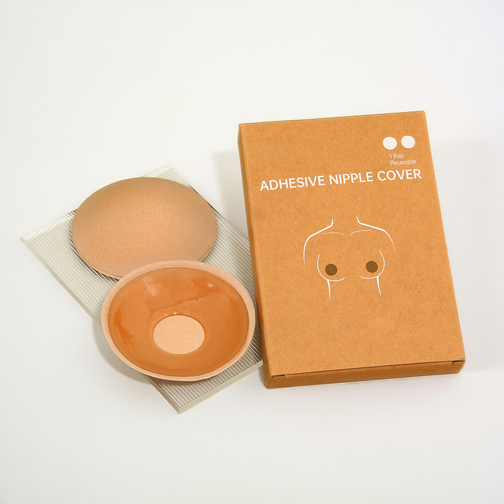 أغطية حلمة قماشية مع لاصقات الثدي أفضل حمالة صدر لتغطية الحلمة للنساء 2