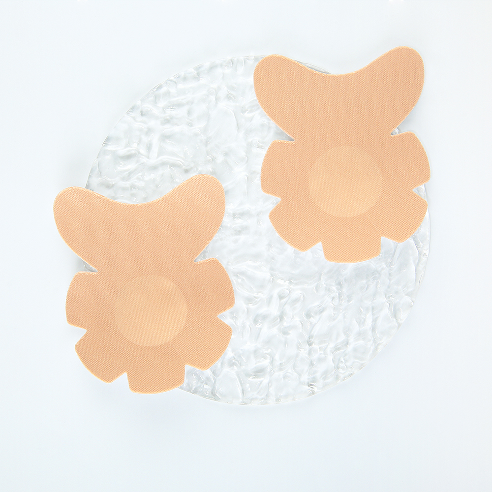 แผ่นปิดจุกแบบมีกาวที่ดีที่สุด แบบใช้แล้วทิ้ง สีเนื้อ แผ่นปิดจุกบราแบบยกกระชับ-1